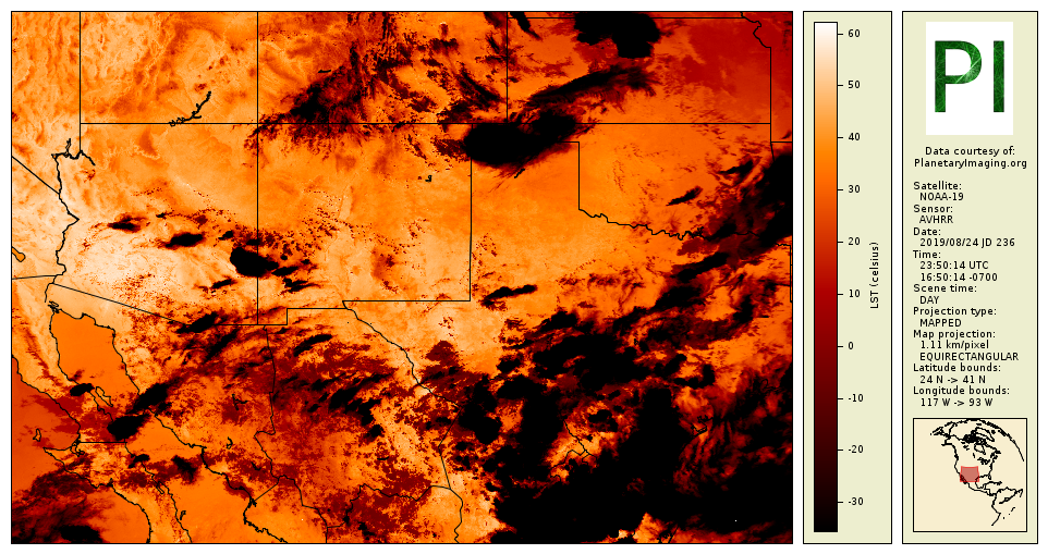 NOAA 19 LST LST
