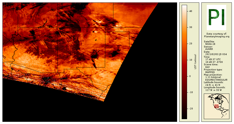 NOAA 18 LST lst